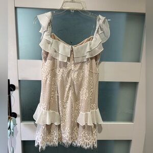 Blush Ivory Lace Dress